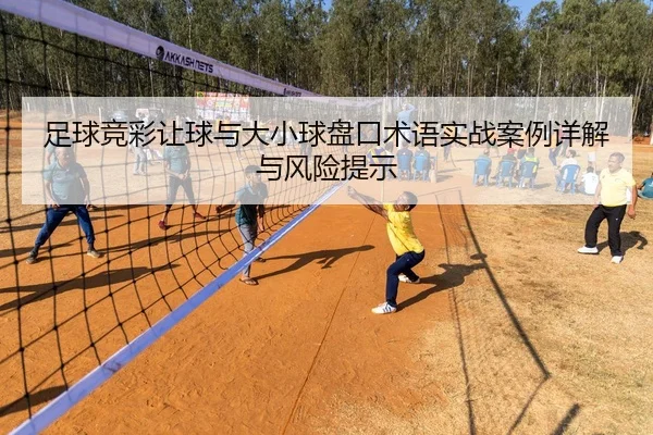 足球竞彩让球与大小球盘口术语实战案例详解与风险提示
